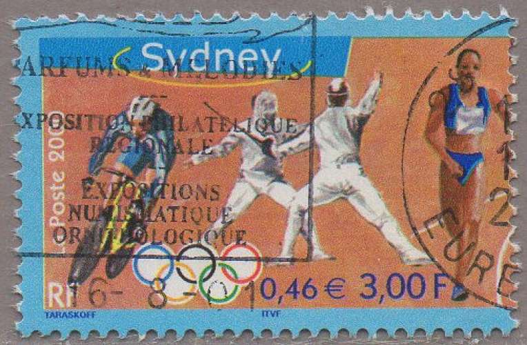 J.O. de Sydney - Cyclisme- Escrime - Relais J.O. de Sydney - Cyclisme- Escrime - Relais