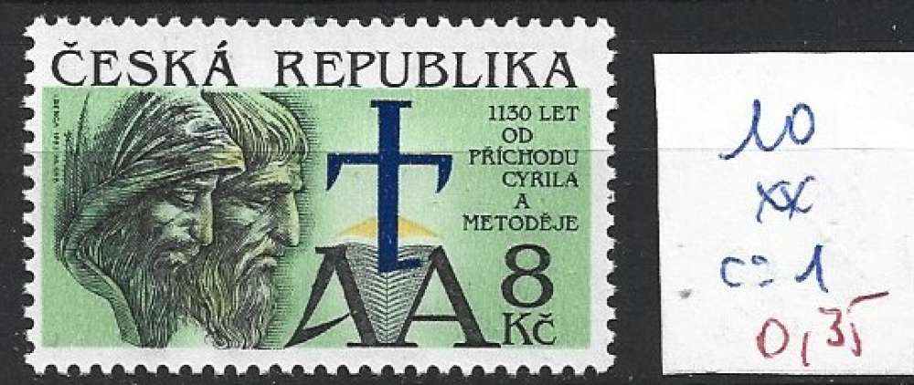REPUBLIQUE TCHEQUE 10 ** côte 1 €