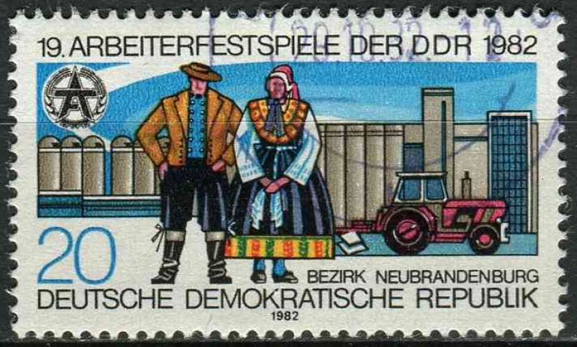ALLEMAGNE RDA 1982 OBLITERE N° 2357
