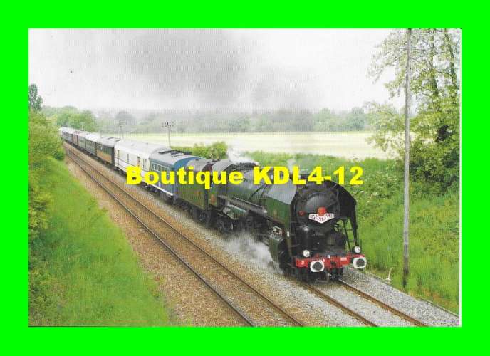 *AAATV R 1199 - 8 CPM de train spéciaux par la loco vapeur 141 R 1199 en France - SNCF 
