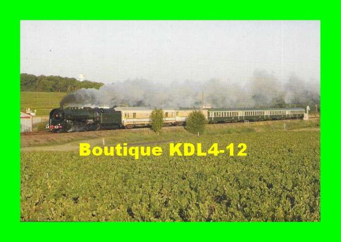 *AAATV R 1199 - 8 CPM de train spéciaux par la loco vapeur 141 R 1199 en France - SNCF 