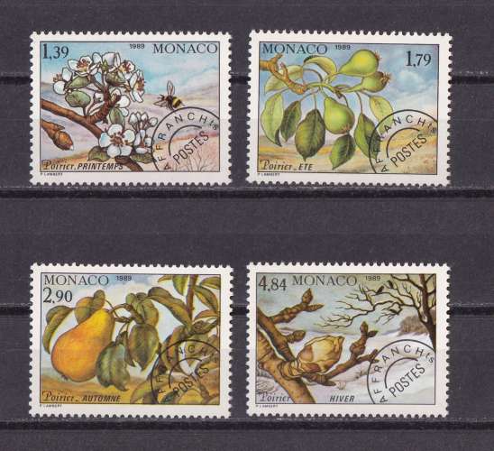 MONACO  YT  Préoblitérés  n° 102/105    neuf **    1989