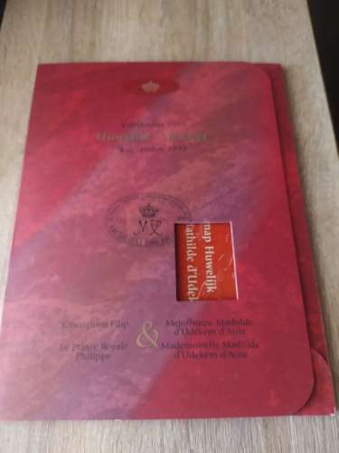 Timbre et coffret mariage prince Philippe