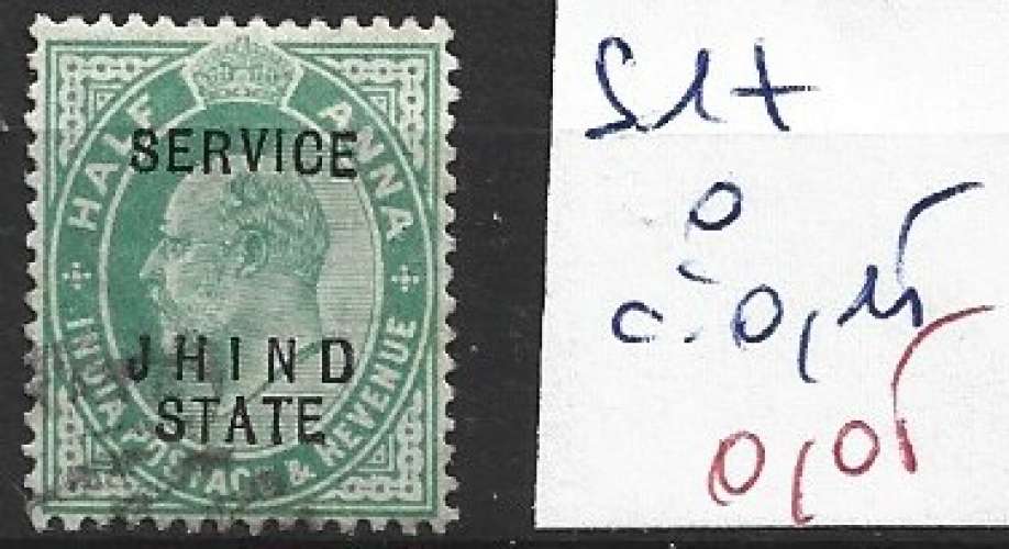 JHIND SERVICE 17 oblitéré côte 0.15 €