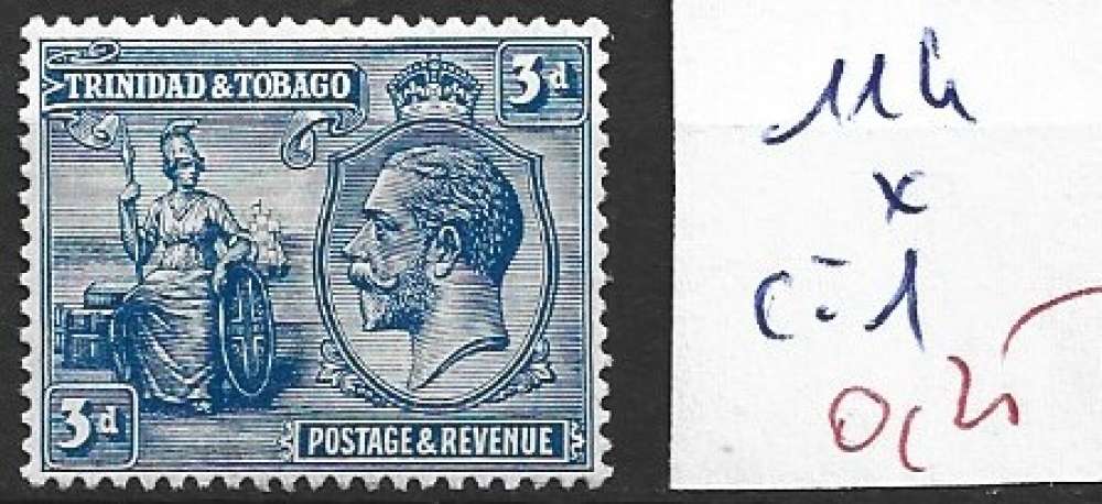 TRINITE ET TOBAGO 114 * côte 1 €