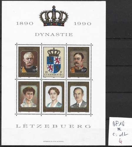 LUXEMBOURG BF 16 ** côte 12 €