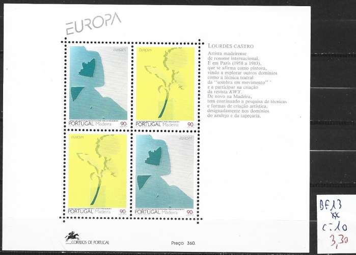 PORTUGAL MADERE BF 13 ** côte 10 € 