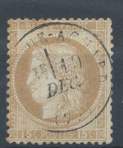 Lot n°85177 n°55, indice 5, Oblitéré cachet à date LA MOTHE-ACHARD(79).