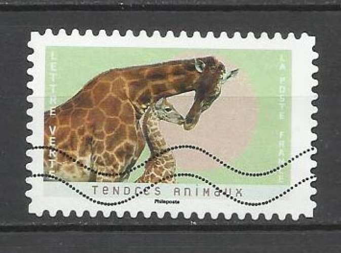 FRANCE 2023 -cvc- Tendres Animaux GIRAFE