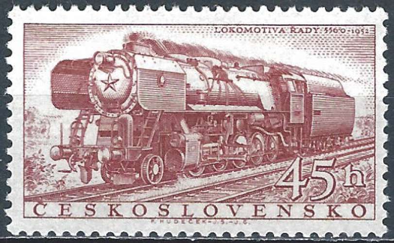 Tchécoslovaquie - 1956 - Y & T n° 878 - MNH