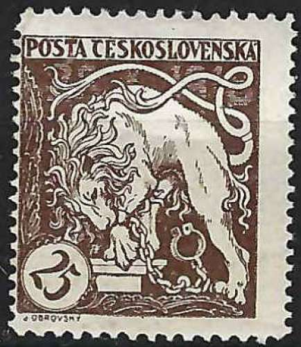 Tchécoslovaquie - 1919 - Y & T n° 41A - MH