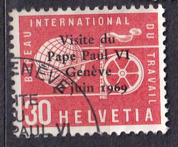 SUISSE - 1960 - Visite du Pape - Yvert Service 436 Oblitéré