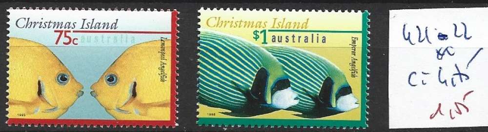 CHRISTMAS 421-422 **  côte 4.75 € 
