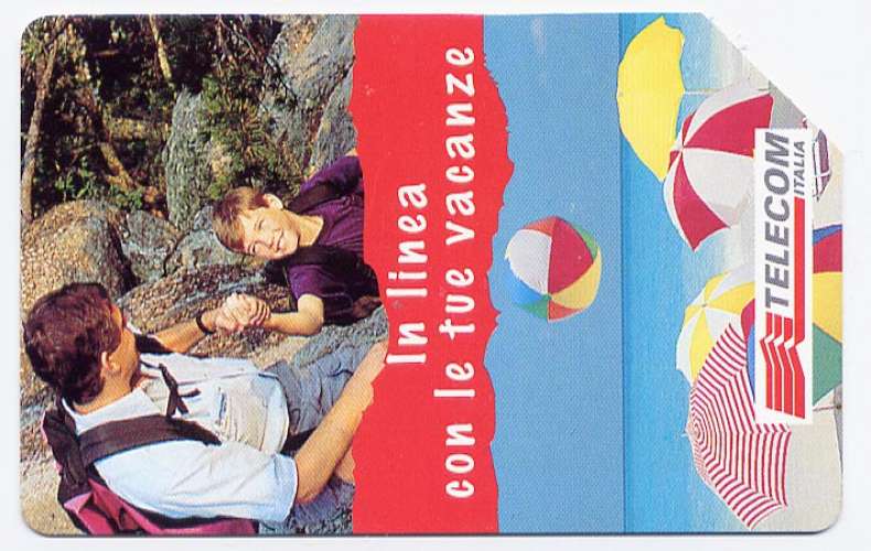 Télécarte 10.000 Lire Italie 1996 - Bonnes vacances, Telecom Italia