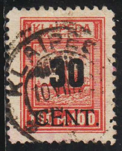 MEMEL 1923 - Y&T N° 159