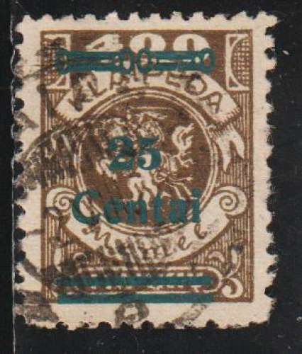 MEMEL 1923 - Y&T N° 199