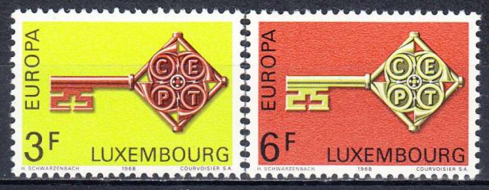 LUXEMBOURG - 1968 - Europa - Yvert 724 / 725 - Neuf ** 