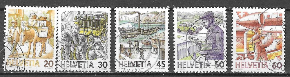 SUISSE YT 1264/1268
