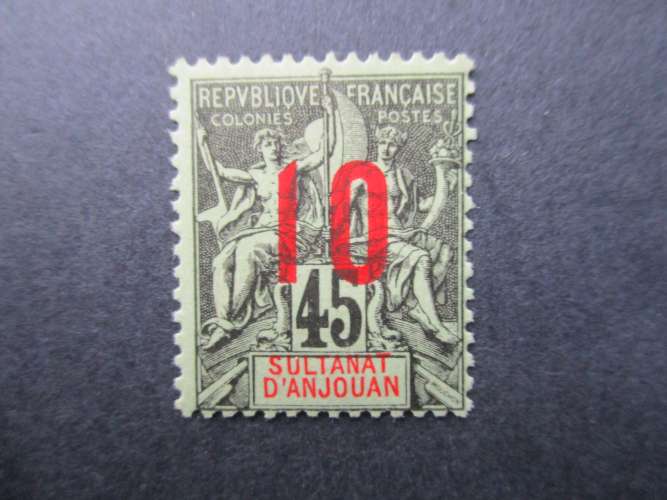 Anjouan y & t  27 * 1912