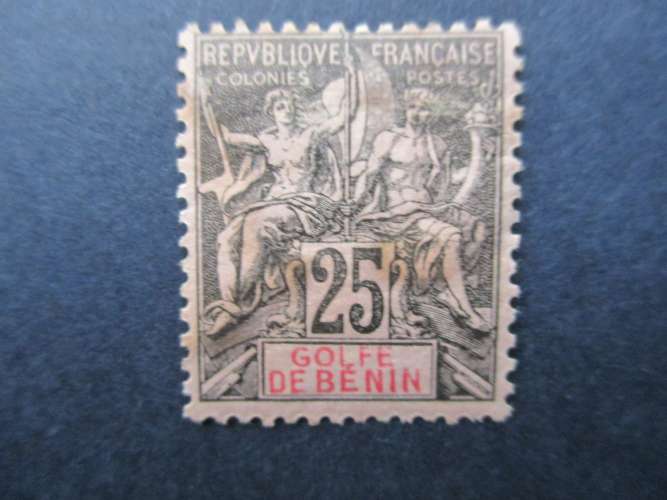 Bénin y & t  27 obl 1893