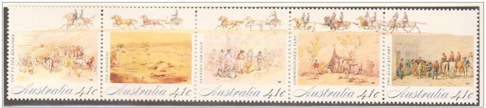 AUSTRALIE - 1990 - Développement colonial - Yvert 1168 / 1172 neufs **