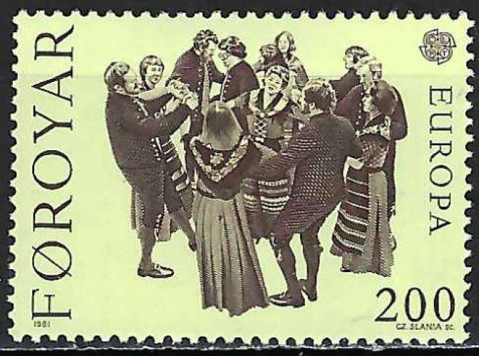 Féroé (Îles) - 1981 - Y & T n° 58 - Europa - MH