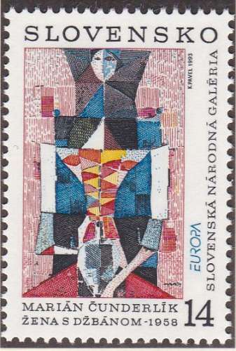 SLOVAQUIE N° 140 de 1993 en série complète neuve 