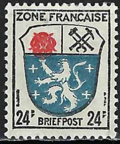 Allemagne - Bade - 1945 - Y & T n° 9 - MH