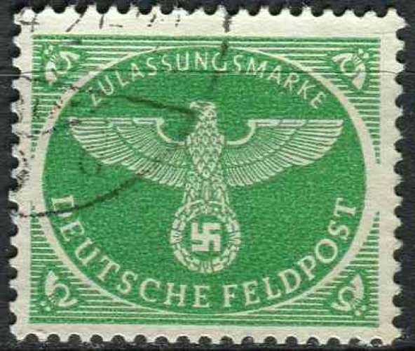 ALLEMAGNE REICH 1944 OBLITERE Franchise militaire N° 3