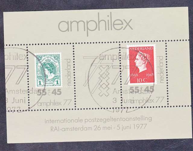 PAYS-BAS BLOC N° Y&T 16 OBLITERE - AMPHILEX