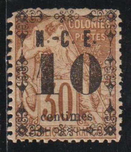 NOUVELLE CALEDONIE 1891   - Y&T N° 12