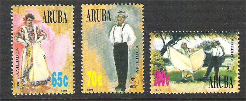 Aruba - Scott 134-136 mint