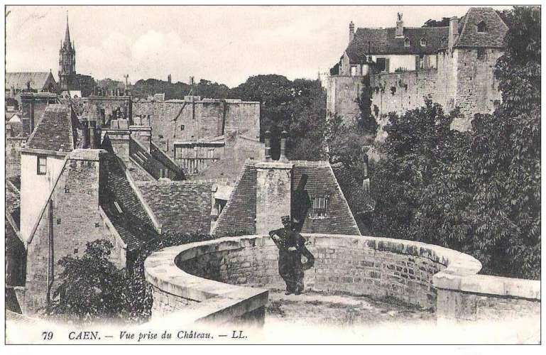 14 - Caen - VUE PRISE DU CHATEAU