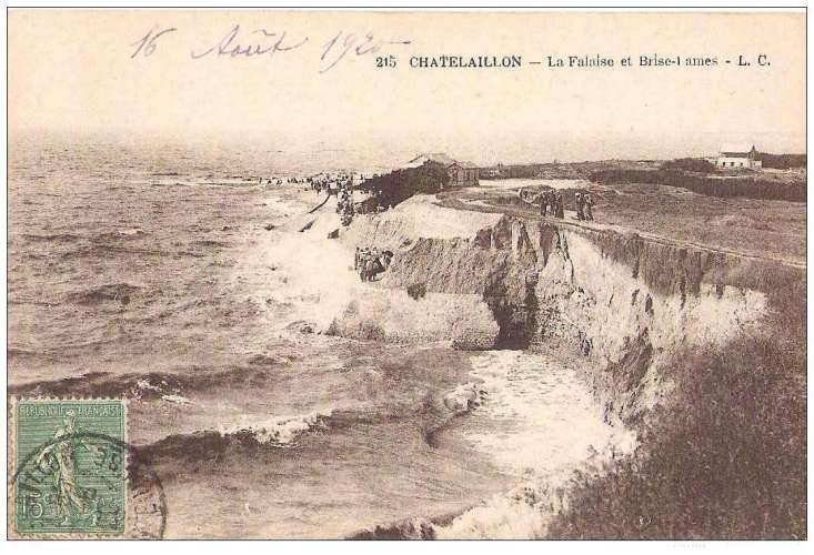 17 - CHATELAILLON - La falaise