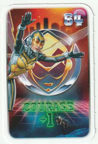Carte Leclerc - Marvel, Courage n° 64