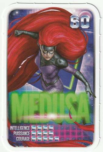 Carte Leclerc - Marvel, Medusa n° 60