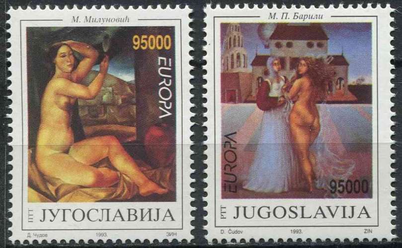 YOUGOSLAVIE 1993 NEUF** MNH N° 2461 2462 europa