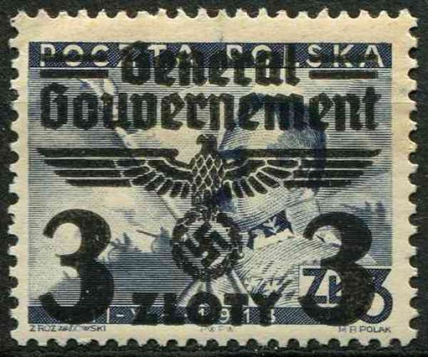 POLOGNE OCCUPATION ALLEMANDE 1940 NEUF** MNH N° 50