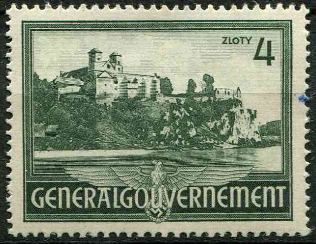 POLOGNE OCCUPATION ALLEMANDE 1941 NEUF** MNH N° 80