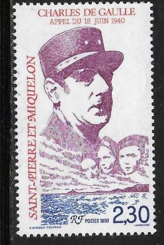 St Pierre & Miquelon - Y&T n° 521 - Oblitéré / Used - 1990