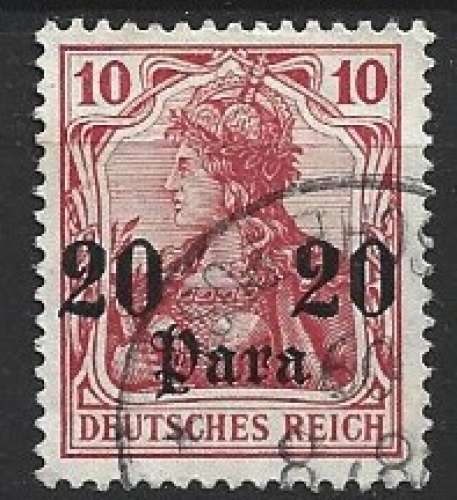 LEVANT ALLEMAND 42 oblitéré côte 0.75 € 