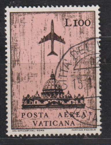 VATICAN Y T N °50  oblitéré 