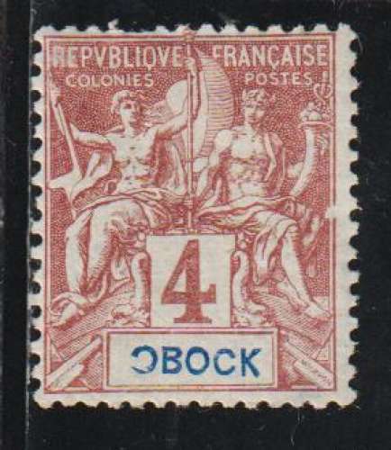 OBOCK 1892 - Y&T N° 34