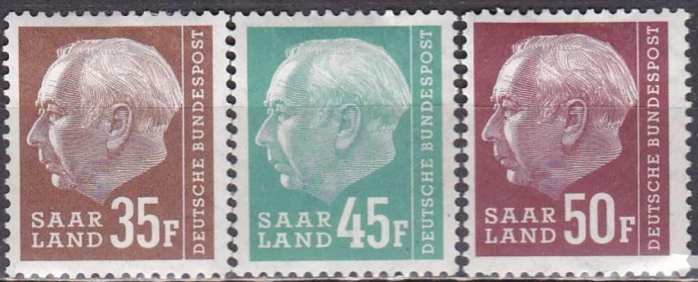 SARRE N° 402/4 de 1957 neufs*  