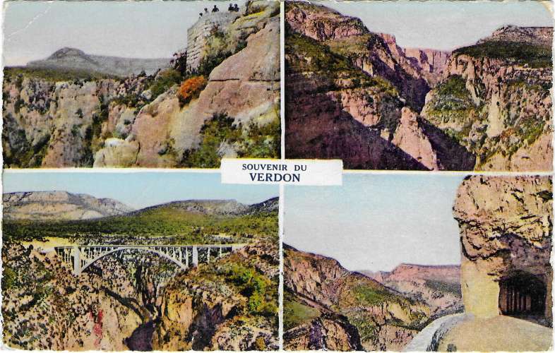 CPSM - A.H.P. - SOUVENIRS DU VERDON