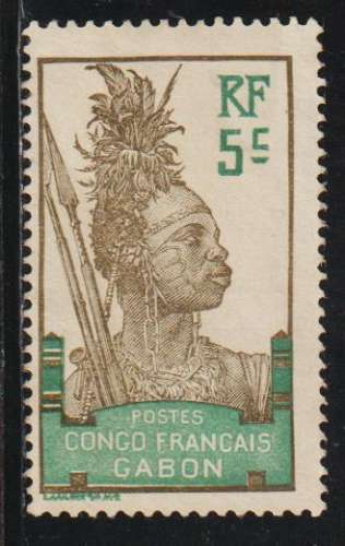 GABON 1910 - Y&T  N° 36