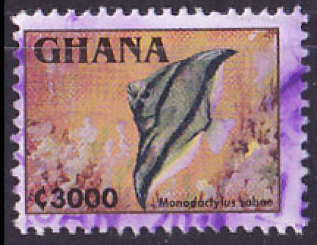 Timbre oblitéré n° 1843(Yvert) Ghana 1995 - Poisson