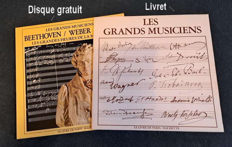 France coffret 12 vinyles + 1 gratuit Les grands musiciens Le livre de Paris Hachette 