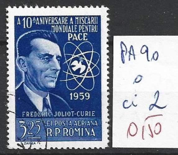 ROUMANIE PA 90 oblitéré côte 2 €