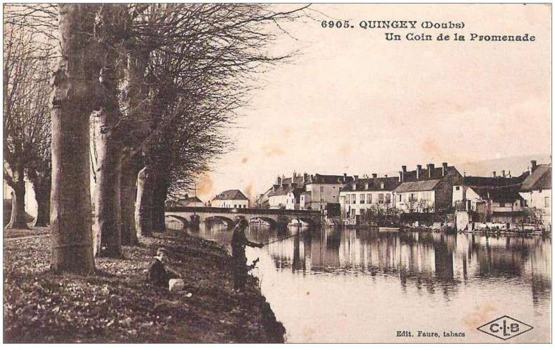 25 - QUINGEY - UN COINDE LA PROMENADE
